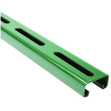 Single Channel Strut, Slotted, Steel, Painted, 13/32 in x 3 in Hole Size, Green MPN:FS-500SL GR 120.00