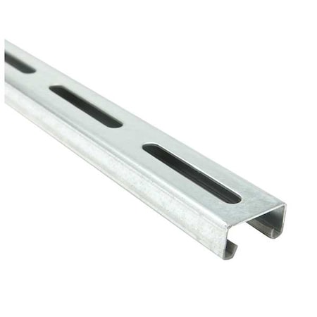 Single Channel Strut, Slotted, Steel, Galvanized, 13/32 in x 3 in Hole Size, Silver MPN:FS-500SL PG 120.00