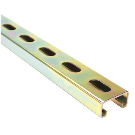 Single Channel Strut, Slotted, Steel, Zinc-Plated, 9/16 in x 1-1/8 in Hole Size, Silver MPN:FS-500SS GD 120.00
