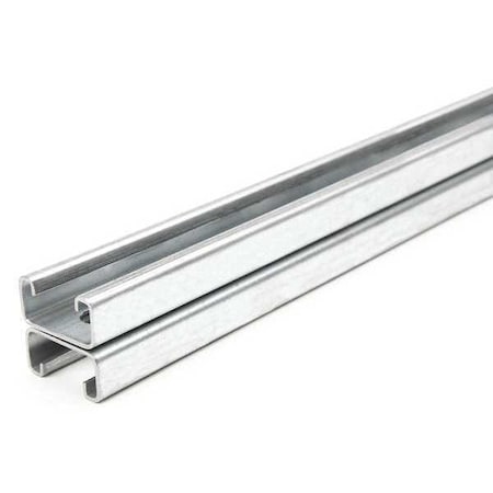 Back to Back Strut, Slotted, Steel, Galvanized, 9/16 in x 1-1/8 in Hole Size, Silver MPN:FS-501SS PG 36.00