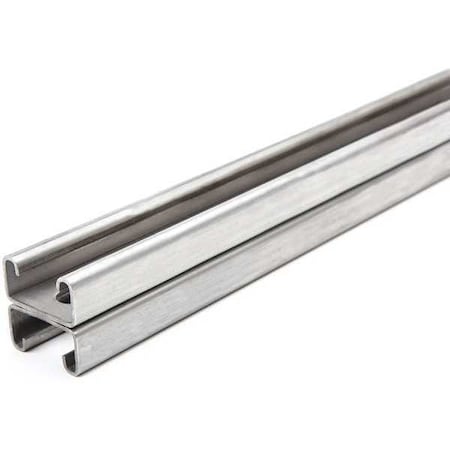 Back to Back Strut, Half Slotted, 304 Stainless Steel, Polished, 9/16 in x 1-1/8 in Hole Size MPN:FS-501SS ST4 36.00