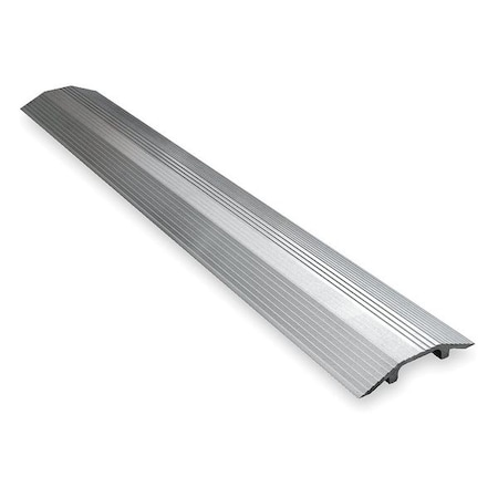 Cable Ramp, 1-1/8 in H, 3 ft L, 7-1/8 in W, 1 Channel, Aluminum, Silver MPN:HCR-36