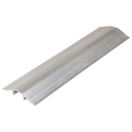 Cable Ramp, 1-1/2 in H, 3 ft L, 9-1/8 in W, 1 Channel, Aluminum, Silver MPN:LHCR-36