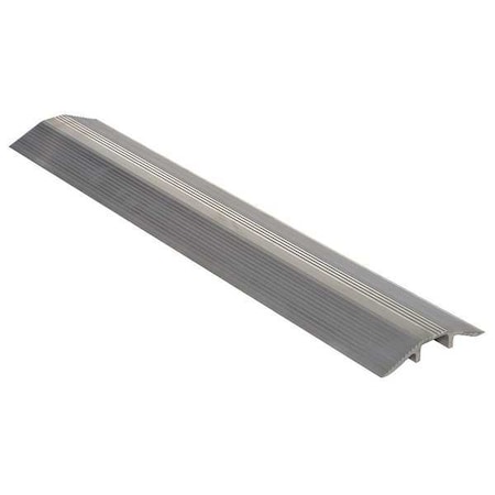 Cable Ramp, 1-1/2 in H, 4 ft L, 9-1/8 in W, 1 Channel, Aluminum, Silver MPN:LHCR-48