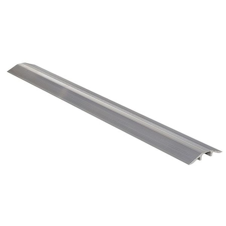 Cable Ramp, 1-1/2 in H, 6 ft L, 9-1/8 in W, 1 Channel, Aluminum, Silver MPN:LHCR-72