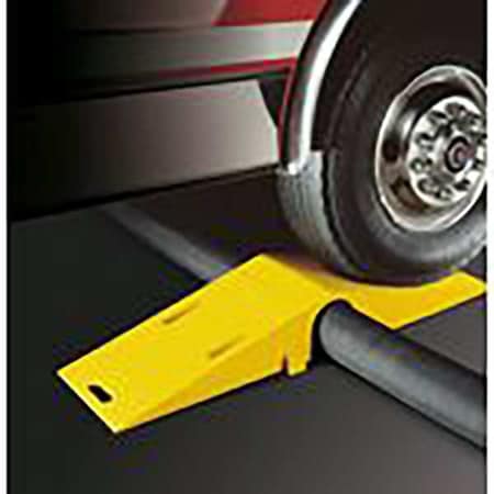 Cable Protector, 5-1/2 in H, 31 in L, 15-5/8 in W, 1 Channel, Polyurethane, Yellow MPN:UHB4045