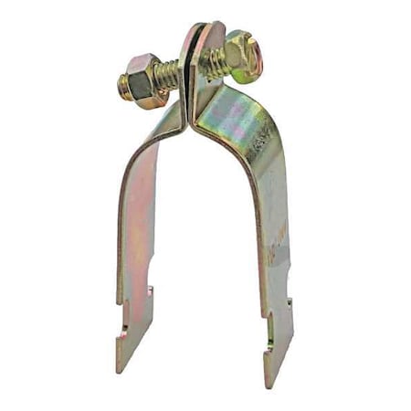 Conduit Strap Clamp, Steel, Overall L 15in MPN:V100 2-1/8Y