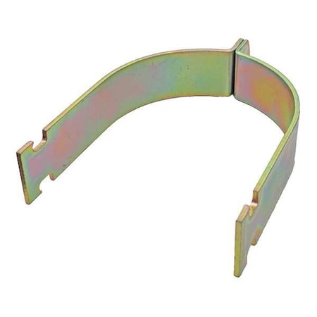 Channel Rigid Pipe Clamp, 4 In, Gold, PK10 MPN:V110 4Y