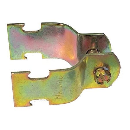 Channel Pipe Clamp, 1-1/4 In, Gold, PK10 MPN:V111 1-1/4Y