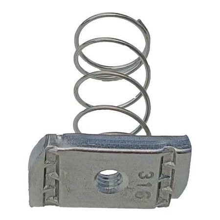 Spring Nut, 304 SS, Overall W 3/4in, PK25 MPN:V200 1/4S2