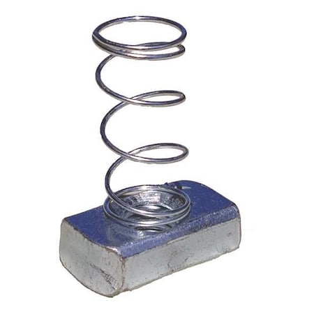 Spring Nut, Steel, Overall W 1 3/8in, PK25 MPN:V200 5/16