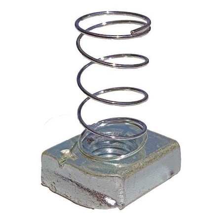 Spring Nut, Steel, Overall W 1 3/8in, PK25 MPN:V200 5/8