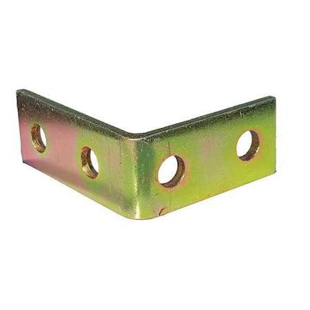 Channel Angle Bracket, Gold, Width: 4 1/8 in MPN:V325Y
