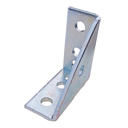 Channel Angle Bracket, Silver, Depth: 1 7/8 in MPN:V327EG