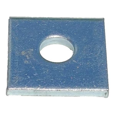 Channel Square Washer, 3/8 In, Silver, PK25 MPN:V500 3/8EG