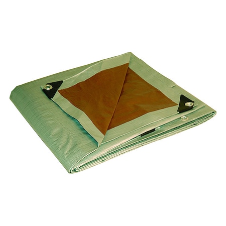 10 mil Tarp, Brown, Silver MPN:22452