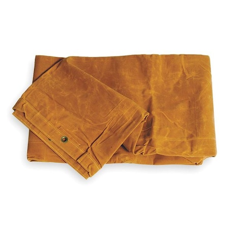 Standard Duty Tarp, 14 ft 6 in x 19 ft 6 in, 20 Mil, Tan, Cotton Canvas, Mildew Resistant MPN:2W690