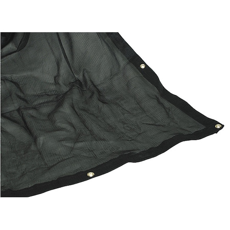 Standard Duty Tarp, 5 ft 8 in x 7 ft 8 in, 10 Mil, Black, Polyethylene MPN:3ZRV6