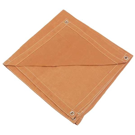 Standard Duty Tarp, 3 ft 6 in x 7 ft 6 in, 20 Mil, Tan, Cotton Canvas MPN:5WTP1