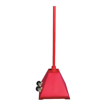 Sign Base w/Post, Pyramid Base Shape MPN:BPB-RD-96-RD W/ WHEELS