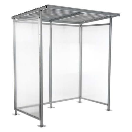 Smoking Shelter, 49.4 x84 x75.3 in, Slope MPN:SSH-7939-80