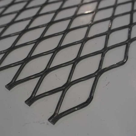 Expanded Sheet, Flat, Stl, 8 x4 ft, 1-1/2-No 9 MPN:41F1509-48X96