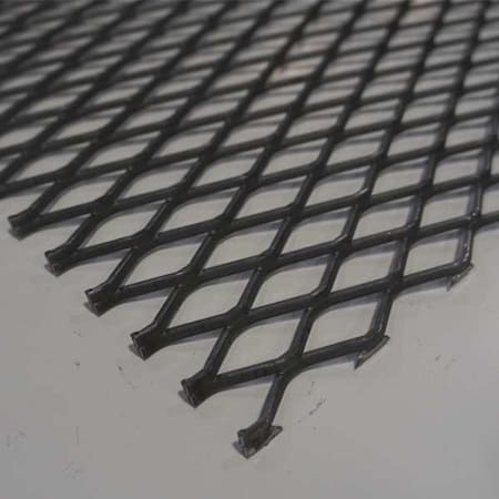 Expanded Sheet, Rsd, Carbon, 4 x4 ft, 3/4-No 9 MPN:41S0759-48X48