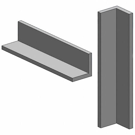 Carbon Steel Angle, 24 in - L, 0.3125 in MPN:ha.312x2.5-24