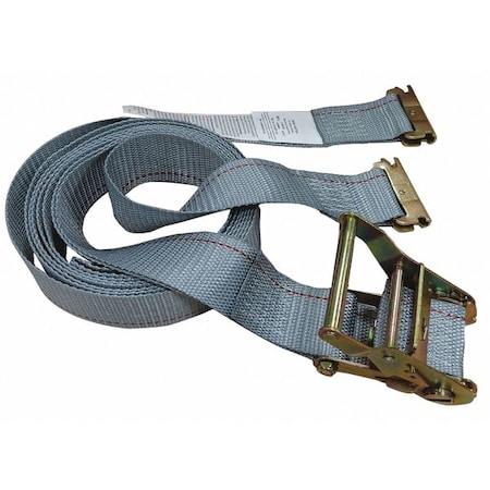 Tie Down Strap, E-Track, Gray, PK5 MPN:55ET72