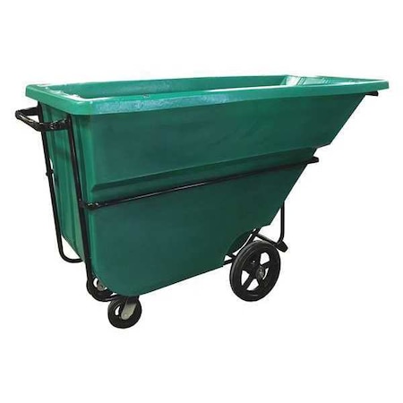 TiltTruck, 69in, 31-1/2in, Green, 2, 100lb MPN:1.1 CU-HD GREEN