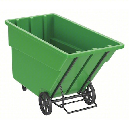 TiltTruck, 69in, 31-1/2in, Green, 1, 400lb MPN:1.1 CU-S GREEN