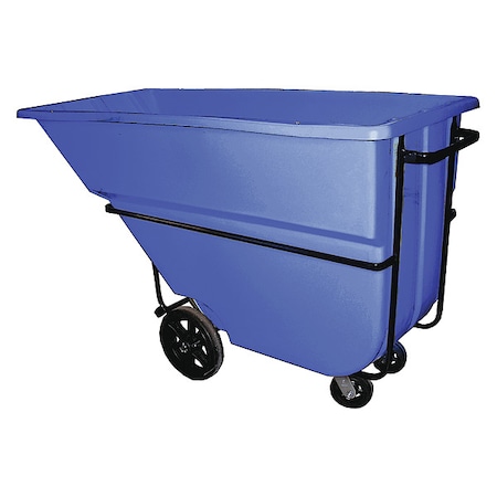 TiltTruck, 69in, 31-1/2in, Blue, 2, 100lb MPN:1.1CU-HD BLUE