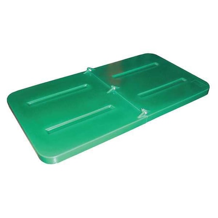 Tilt Truck Lid, Green, Fits 1/3 cu. yd. MPN:1/3 LID GREEN