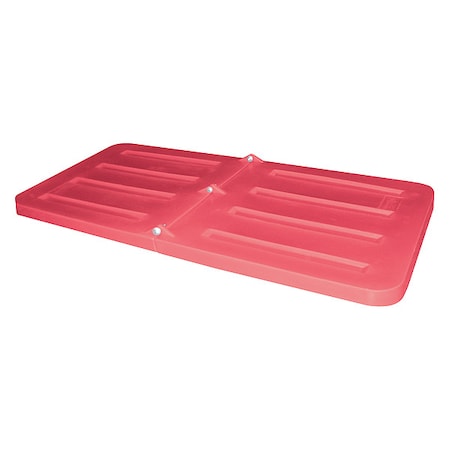 Tilt Truck Lid, Red, Fits 1/3 cu. yd. MPN:1/3 LID RED