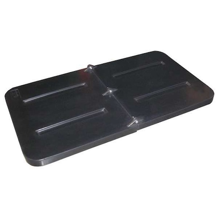 Tilt Truck Lid, Black, Fits 1/3 cu. yd. MPN:1/3LID BLACK