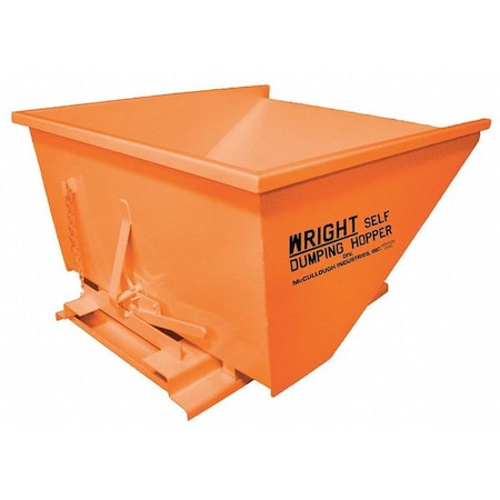 Self Dumping Hopper, 6000 lb., Orange MPN:15077 ORANGE