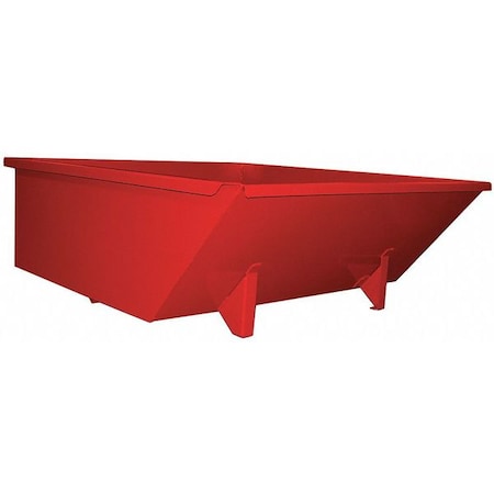 Self Dumping Hopper, Red, 5, 000 lb, 62