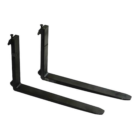 Forklift Forks, 48 in. L., 5000 lb., PR MPN:16TA27612