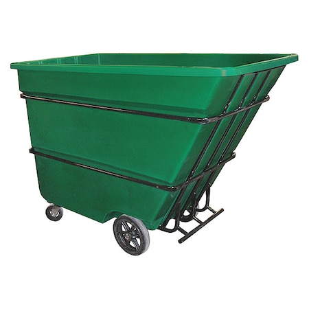 TiltTruck, 74in, 40in, Green, 2, 200lb MPN:1.7 CU-HD GREEN