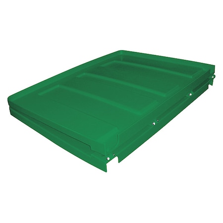 Truck Lid, Green, Fits 45-9/10 cu. ft. MPN:1.7 CU-LID GREEN