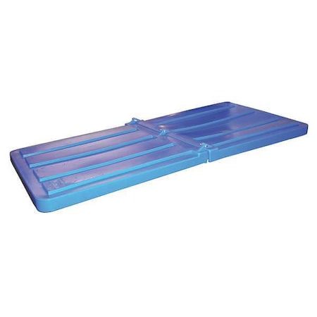 Tilt Truck Lid, Blue, Fits 45-9/10 cu. ft. MPN:1.7LID BLUE