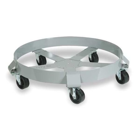 Drum Dolly, 1250 lb., 6-1/2 In H, 55 gal. MPN:1XWA1