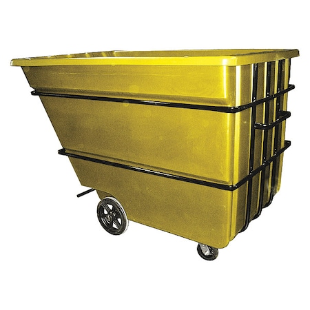 TiltTruck, 74in, 51in, Yellow, 2, 500lb MPN:2.2CU-HD YELLOW