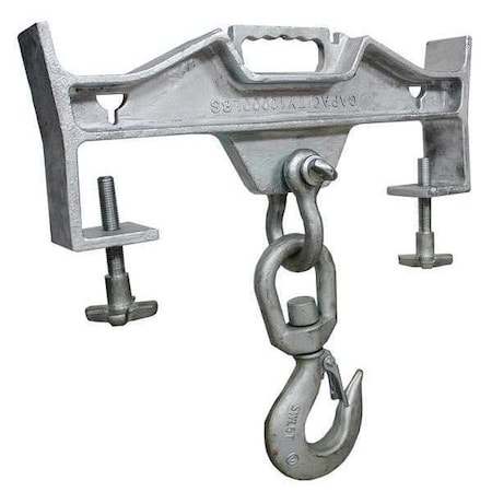 Lifting Hook, Dbl Fork, Sgl Swivel, 10000Lb MPN:22MW69