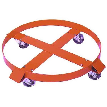 Drum Dolly, 30 gal, 24 in L, Orange MPN:240028