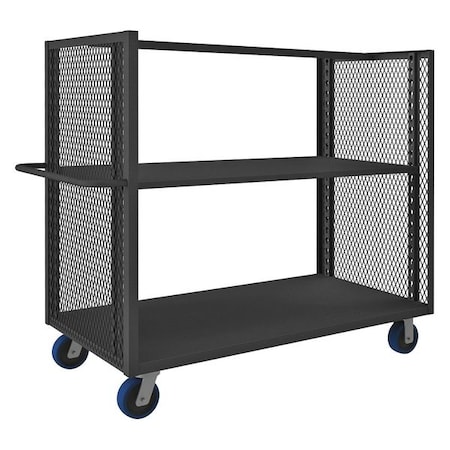 2 Sided Low Deck Cart, 1 Shelf, 3600 lb. MPN:2SPT-EX3060-1A-2K-6PU-95