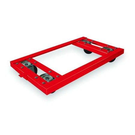 GnrlPurposeDlly, 5in, 30in, Rd, Stl, 2, 000lb MPN:2TUL7