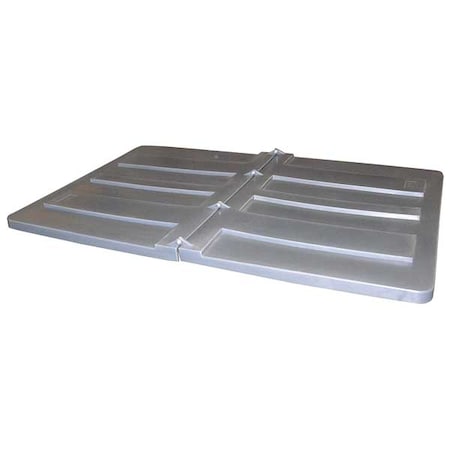 Tilt Truck Lid, Gray, Fits 3 cu. yd. MPN:3.0 LID