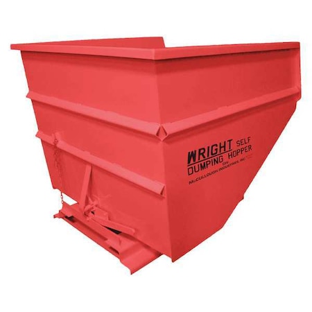 Self Dumping Hopper, Medium Duty, Red MPN:30077-RED