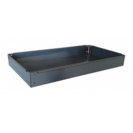 Service Cart Tray, 200 lb., Gray, Steel MPN:35U052